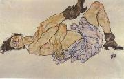 Egon Schiele Reclining Female Nude (mk12) USA oil painting artist